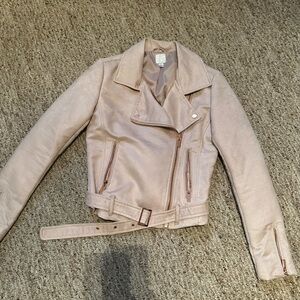 Lauren Conrad suede pink jacket women’s